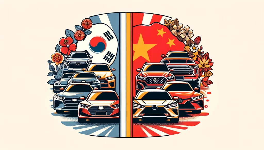 Китайские и корейские автомобили